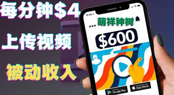 只需要上传视频然后每分钟赚4美元项目：详细操作步骤，新手也可操作-金创谷