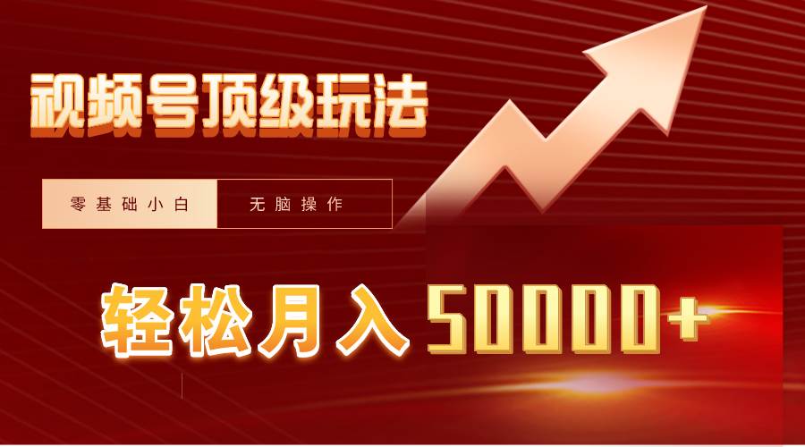 视频号短剧搬运狂怼玩法，零基础小白月入50000+-金创谷