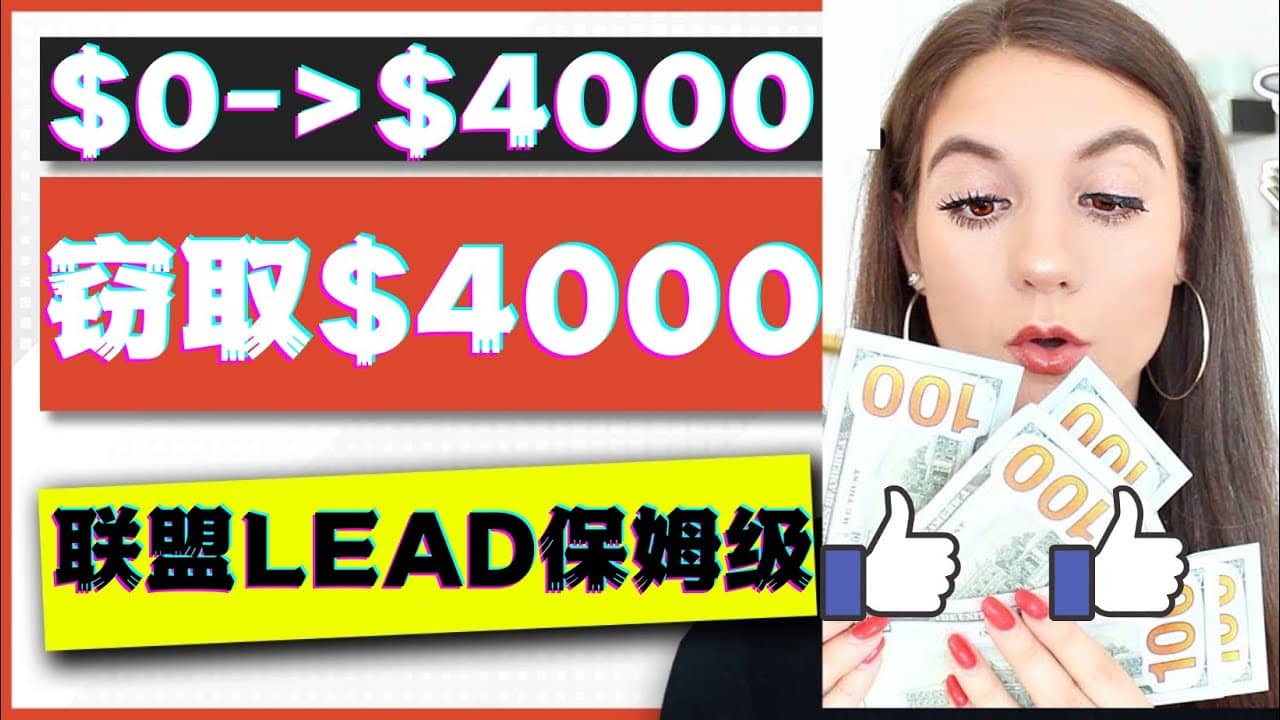 2023国外联盟项目实操保姆级教程：月入4000美元，适合初学者-金创谷