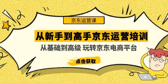 从新手到高手京东运营培训：从基础到高级 玩转京东电商平台(无水印)-金创谷