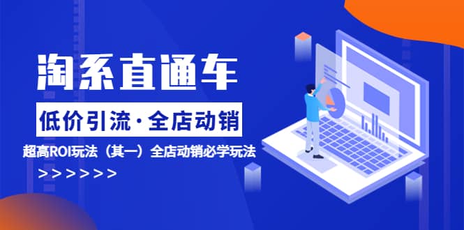 淘系直通车《低价·引流 全店·动销》超高ROI玩法（其一）全店动销必学玩法-金创谷