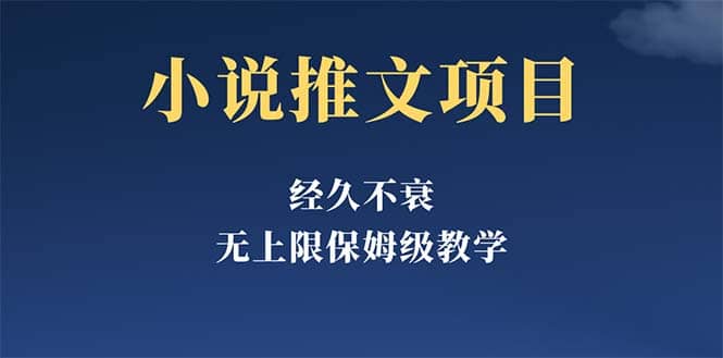 经久不衰的小说推文项目，单号月5-8k，保姆级教程，纯小白都能操作-金创谷