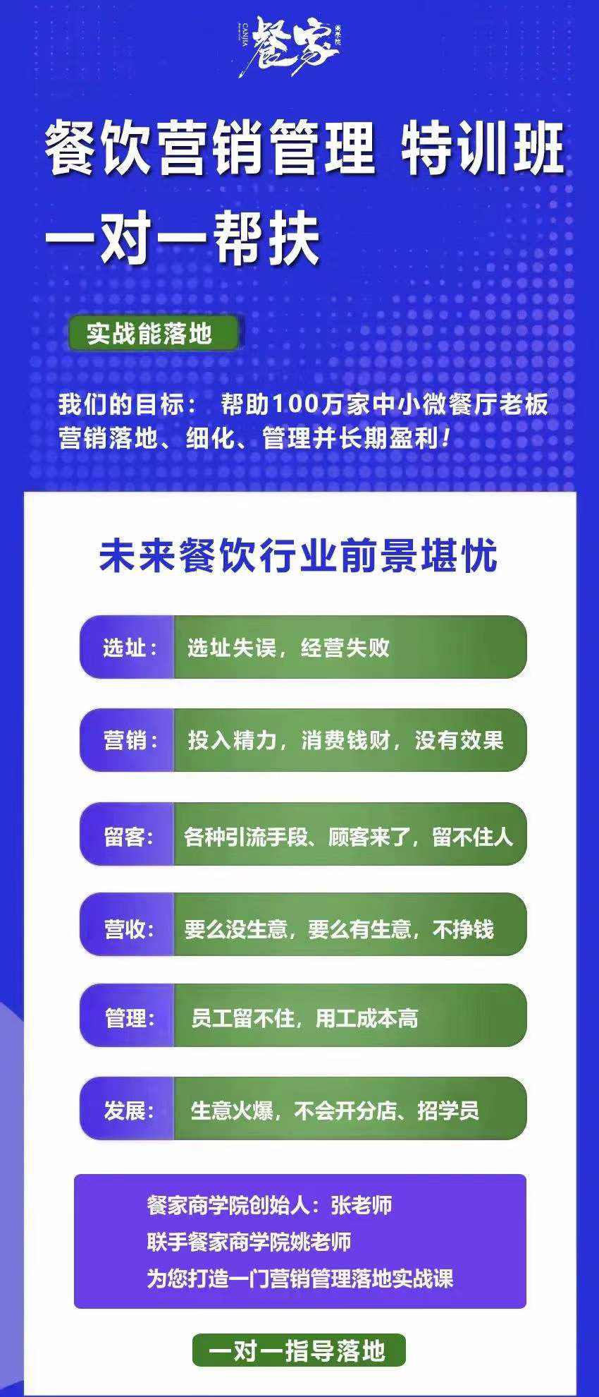 图片[1]-餐饮营销管理特训班：选址+营销+留客+营收+管理+发展-金创谷