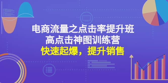电商流量之点击率提升班+高点击神图训练营：快速起爆，提升销售-金创谷