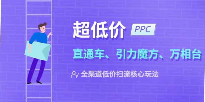2023超低价·ppc—“直通车、引力魔方、万相台”全渠道·低价扫流核心玩法-金创谷