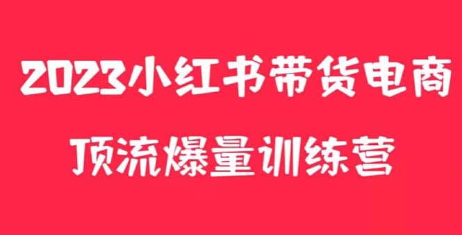 小红书电商爆量训练营，月入3W+！可复制的独家养生花茶系列玩法-金创谷
