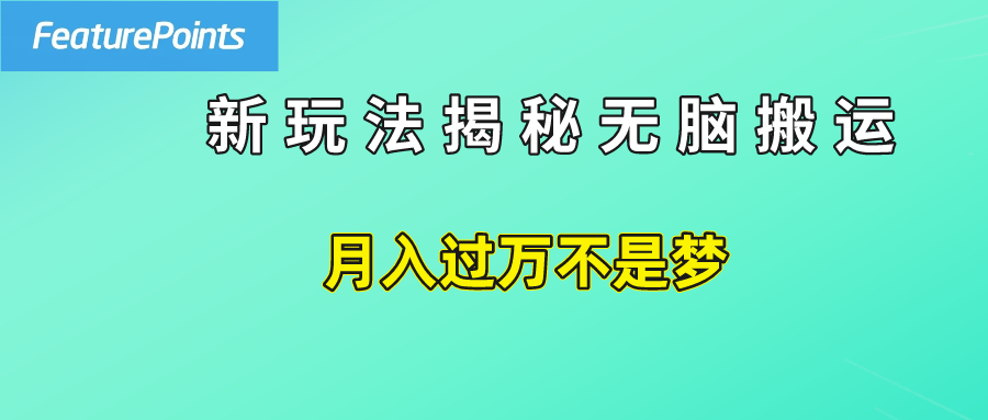 简单操作，每天50美元收入，搬运就是赚钱的秘诀！-金创谷