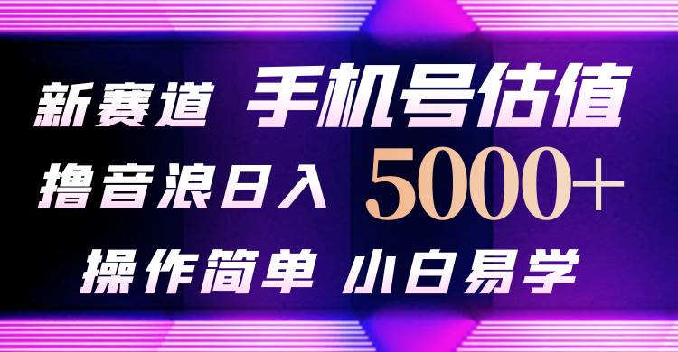 抖音不出境直播【手机号估值】最新撸音浪，日入5000+，简单易学，适合…-金创谷