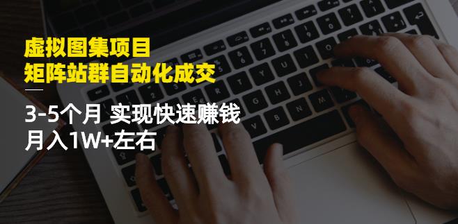 虚拟图集项目：矩阵站群自动化成交，3-5个月实现快速赚钱月入1W+左右-金创谷