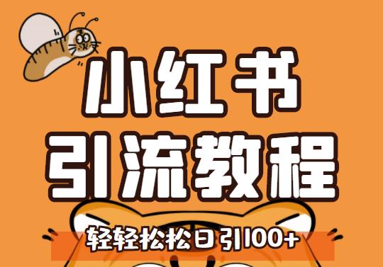 小红书运营引流全系列课程，每天引流100精准粉-金创谷