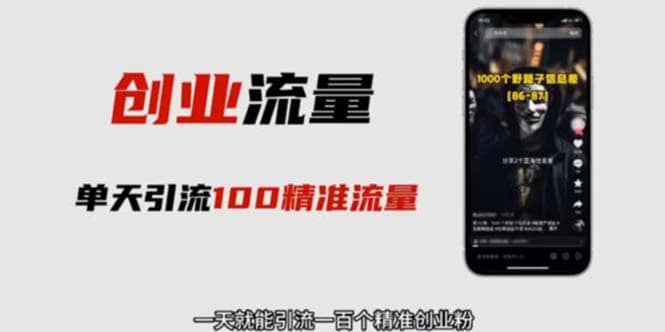 自媒体音频加图文制作视频 一天引流一百个精准创业粉【音频软件+图片素材】-金创谷