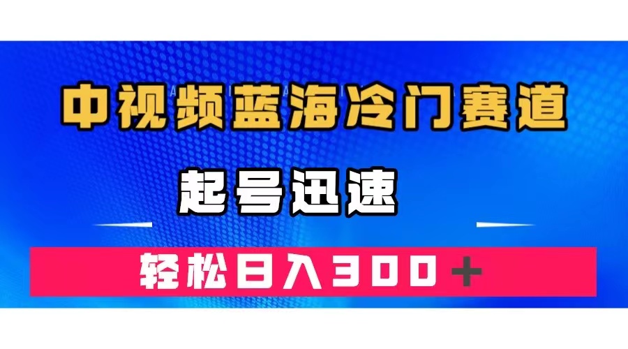 中视频蓝海冷门赛道，韩国视频奇闻解说，起号迅速，日入300＋-金创谷