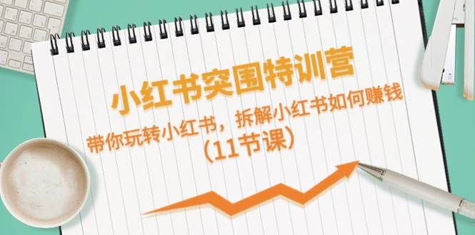 小红书突围特训营，带你玩转小红书，拆解小红书如何赚钱（11节课）-金创谷