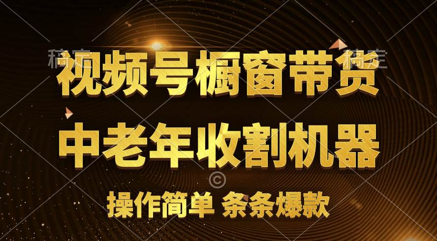 [你的孩子成功取得高位]视频号最火爆赛道，橱窗带货，流量分成计划，条…-金创谷