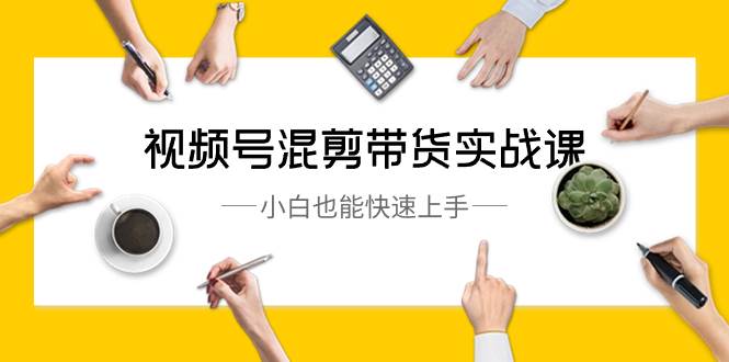 视频号-混剪带货实战课，小白也能快速上手（10节课）-金创谷
