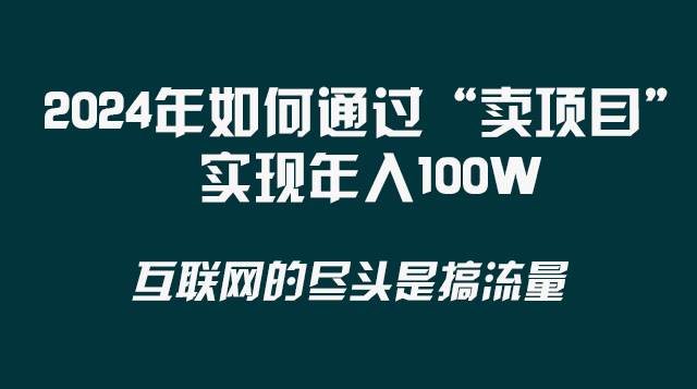 2024年如何通过“卖项目”实现年入100W-金创谷