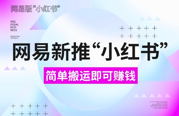 网易官方新推“小红书”，搬运即有收益，新手小白千万别错过(附详细教程)-金创谷