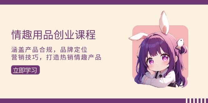 情趣用品创业课程：涵盖产品合规，品牌定位，营销技巧，打造热销情趣产品-金创谷