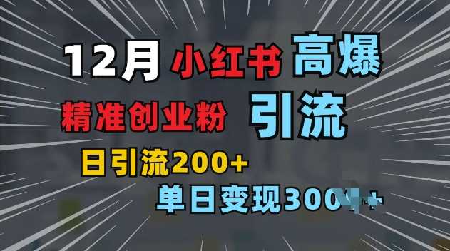 小红书一张图片“引爆”创业粉，单日+200+精准创业粉 可筛选付费意识创业粉【揭秘】-金创谷