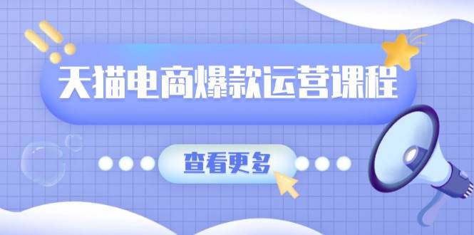 天猫电商爆款运营课程，爆款卖点提炼与流量实操，多套模型全面学习-金创谷