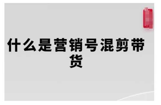 营销号混剪带货，从内容创作到流量变现的全流程，教你用营销号形式做混剪带货-金创谷