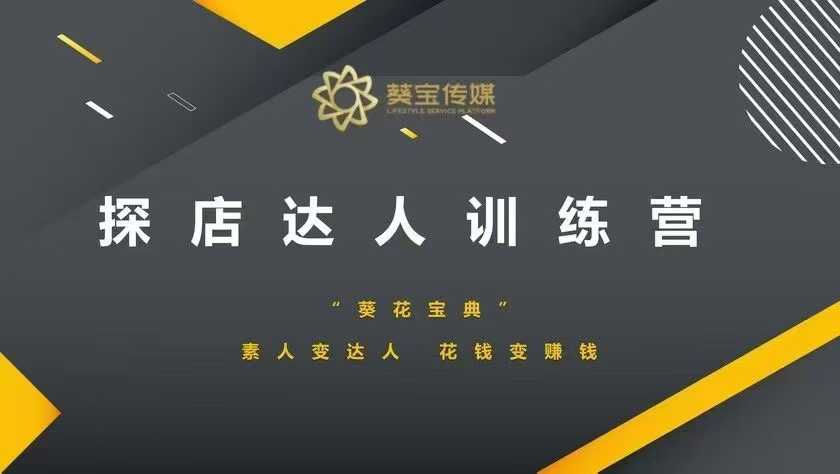 探店达人训练营，素人变达人，花钱变赚钱-金创谷