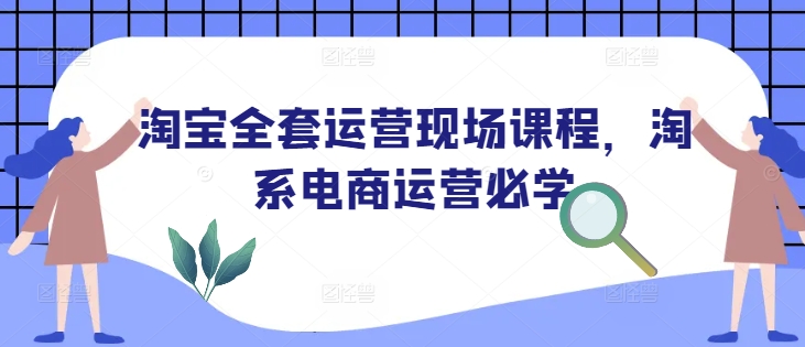 淘宝全套运营现场课程，淘系电商运营必学-金创谷