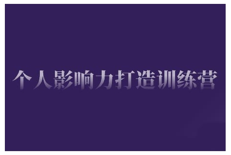 个人影响力打造训练营，掌握公域引流、私域运营、产品定位等核心技能，实现从0到1的个人IP蜕变-金创谷